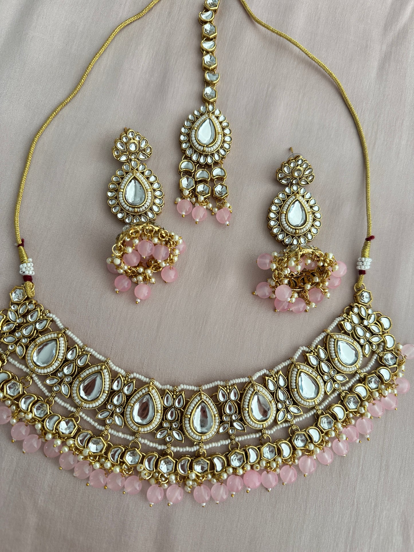 PINK NECKLACE SET