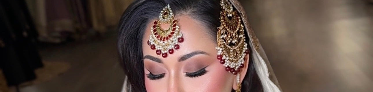 Bridal set maroon