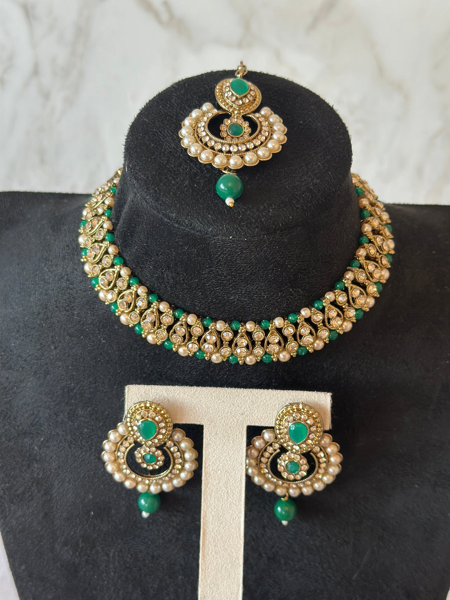 Turquoise Necklace Set( colours available)