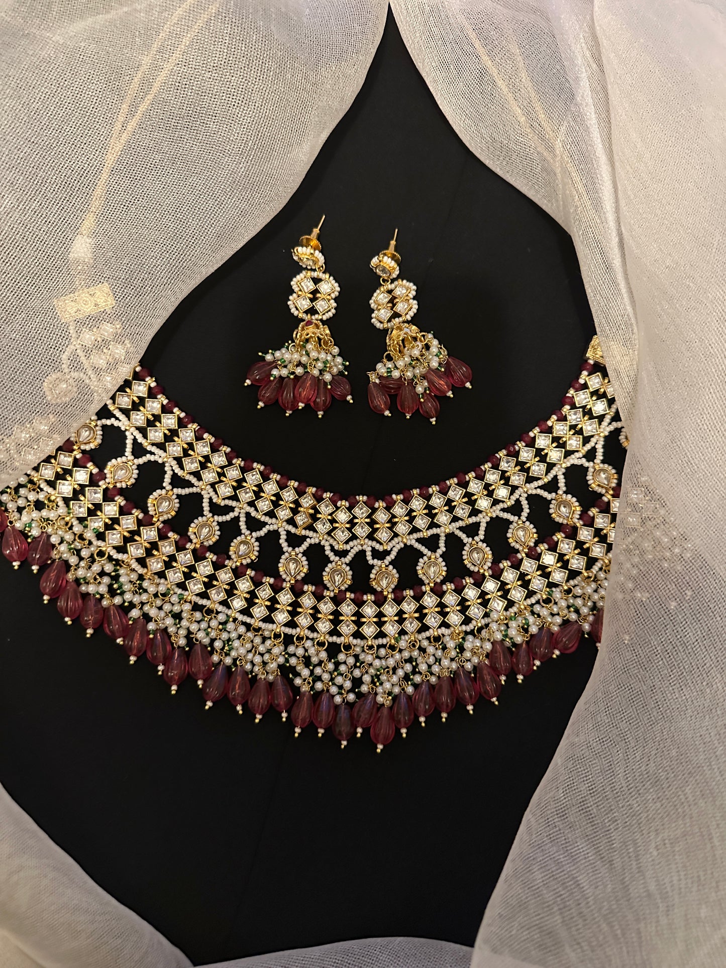 Berry Statement Necklace