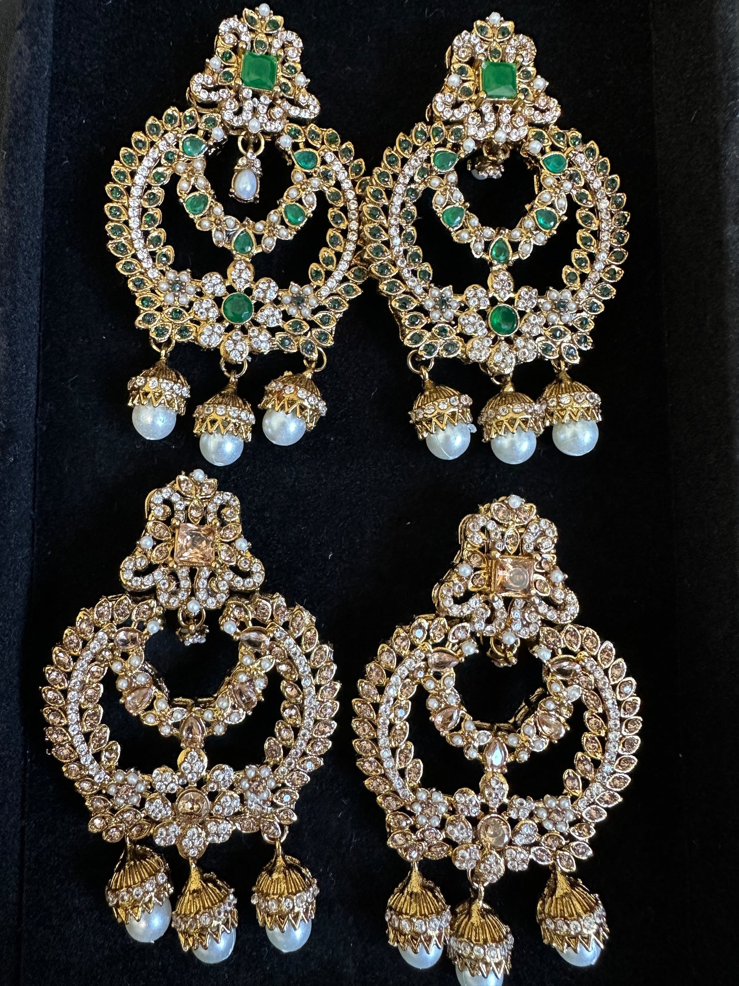 ANTIQUE GOLD CHANDBALI
