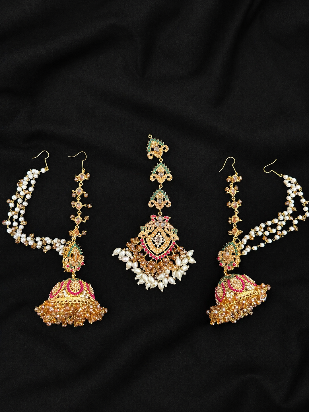 LARGE JHUMKA WITH TIKA
