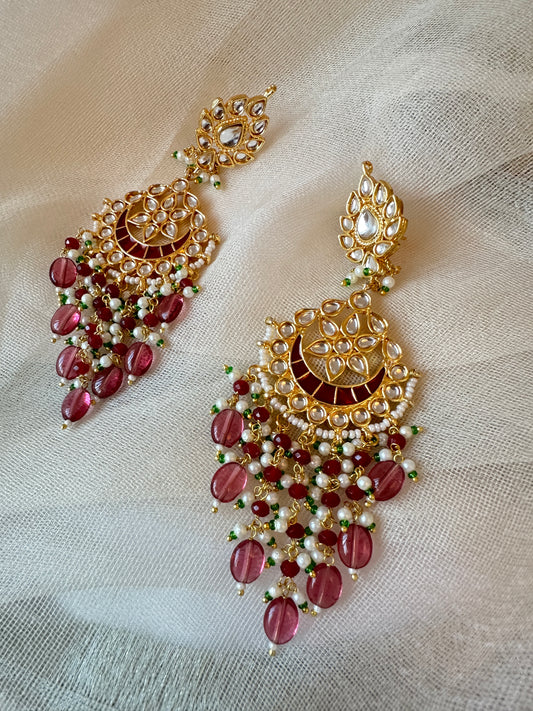 Rani pearl Chandbali
