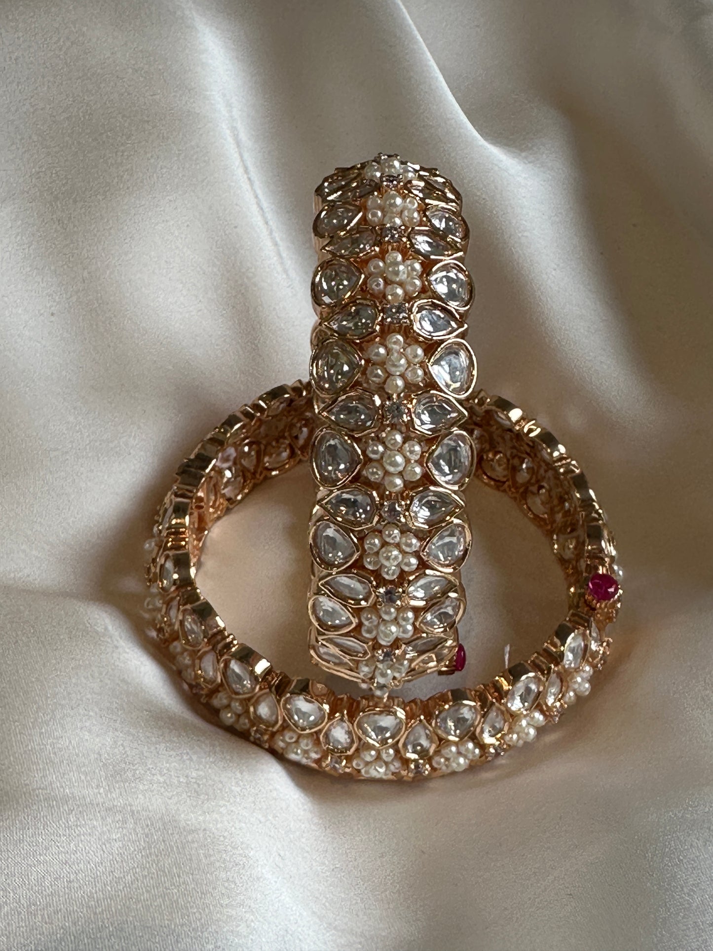 POLKI PEARL BANGLE (Pair)