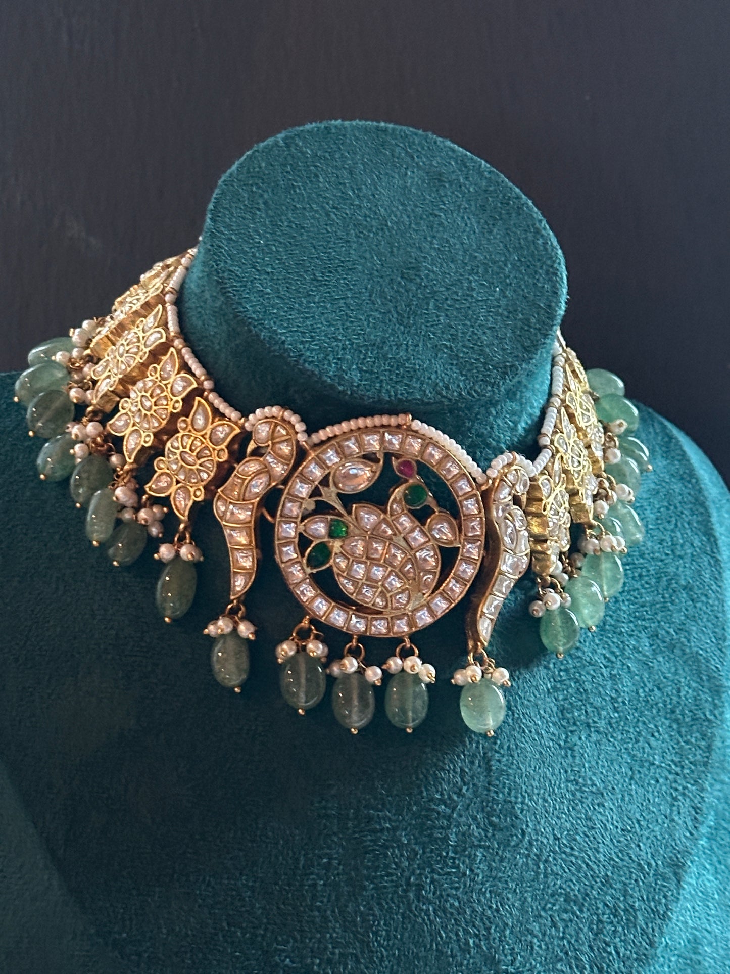 PACHI KUNDAN CHOKAR SET( WITH EARRINGS)